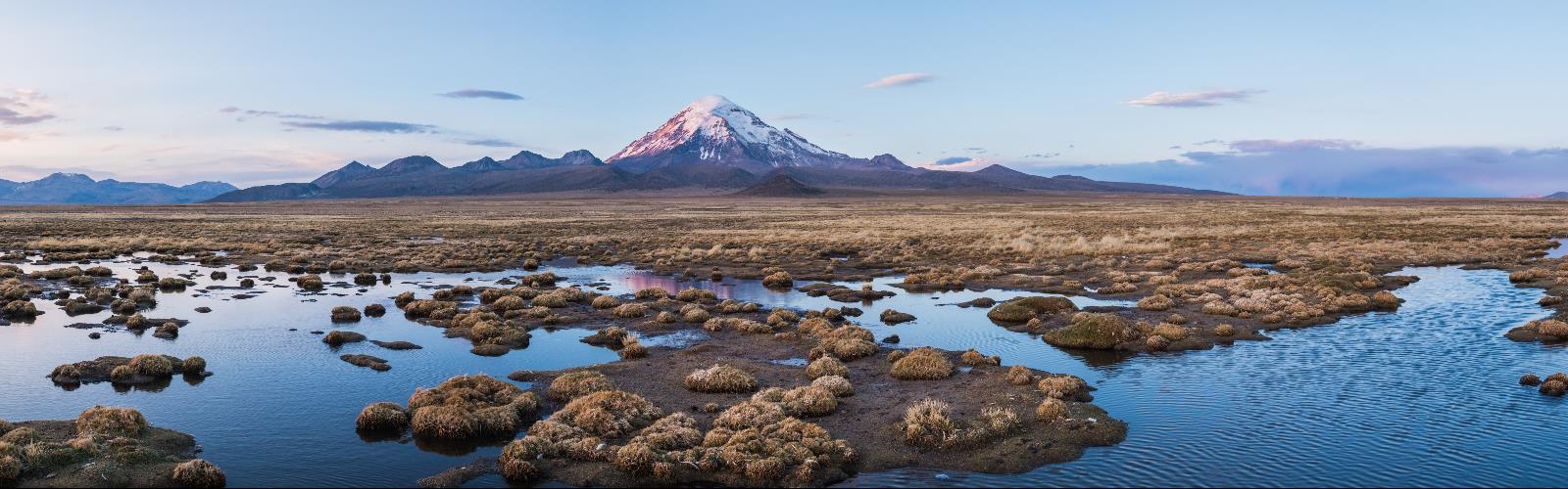 mountain sky outdoor water nature landscape snow lake cloud overlooking surrounded highland land hillside