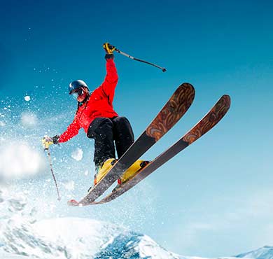 outdoor sky snow skiing snowboarding sports equipment water sport person surfing sport jumping ski snowboard air boardsport surfboard slope Snowboard